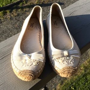 White Espadrilles